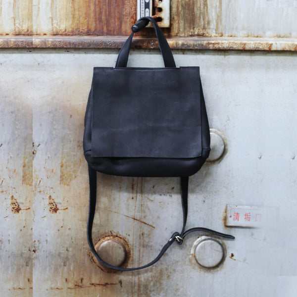 GUIDI soft horse leather handbag GD03 BLKT